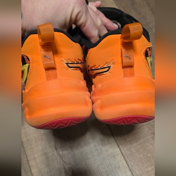 Puma ($175) Scoot Zeros Cheetah Orange Basketball Shoes Mens Athletic Sneakers - Picture 4 of 14
